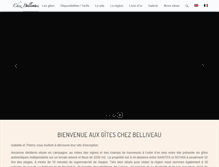 Tablet Screenshot of chezbelliveau.com